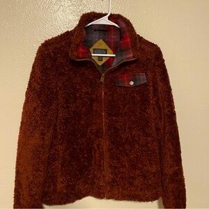 Pendleton Women Size M Fuzzy Zip Jacket